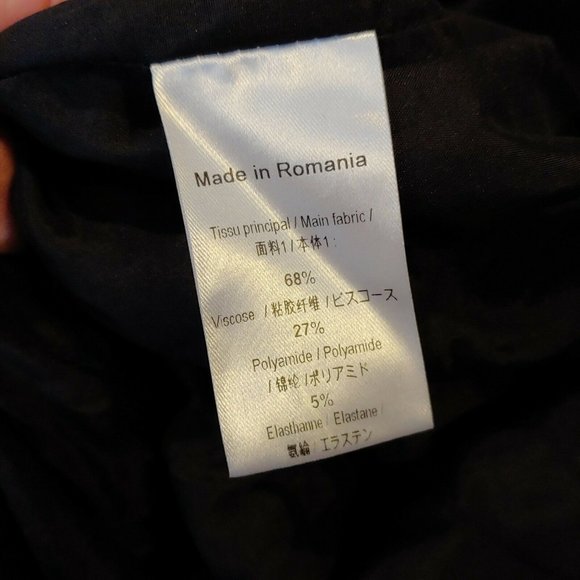 ❤️SOLD❤️Louis Vuitton Dress Womens Size 34 XS S Uniformes Black Sheath - Picture 9 of 11